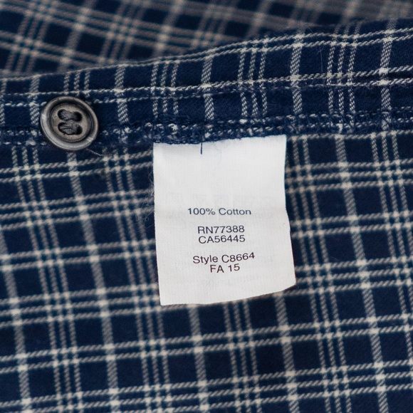 Madewell Navy Button Down S Top - Picture 6 of 8